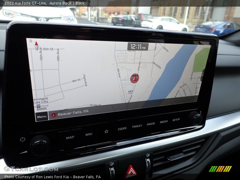 Aurora Black / Black 2022 Kia Forte GT-Line