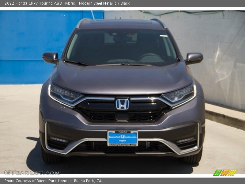 Modern Steel Metallic / Black 2022 Honda CR-V Touring AWD Hybrid