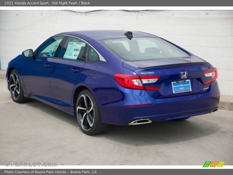 Still Night Pearl / Black 2022 Honda Accord Sport