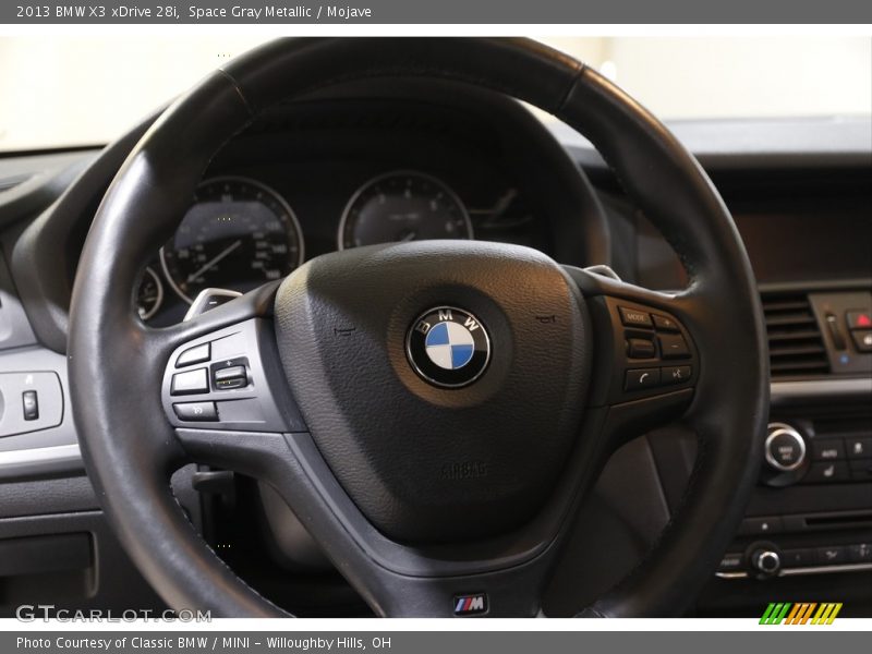 Space Gray Metallic / Mojave 2013 BMW X3 xDrive 28i