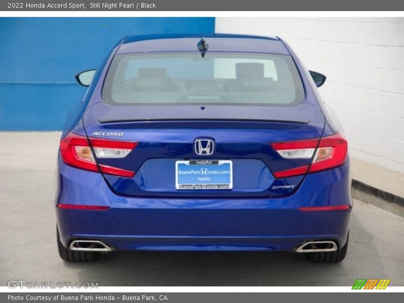 Still Night Pearl / Black 2022 Honda Accord Sport
