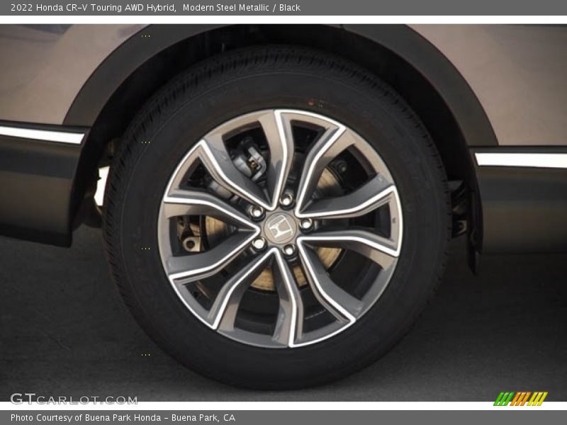 Modern Steel Metallic / Black 2022 Honda CR-V Touring AWD Hybrid