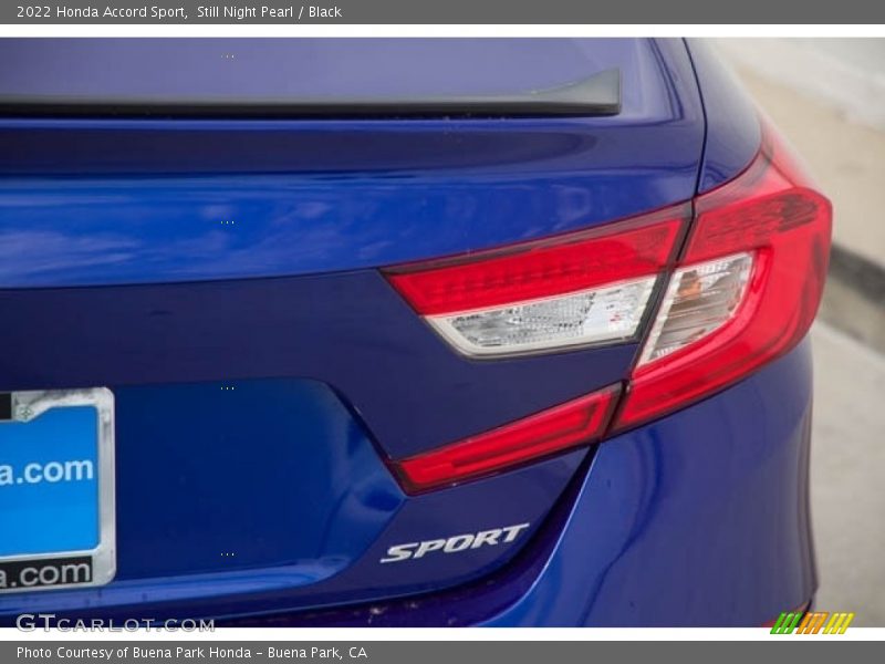 Still Night Pearl / Black 2022 Honda Accord Sport