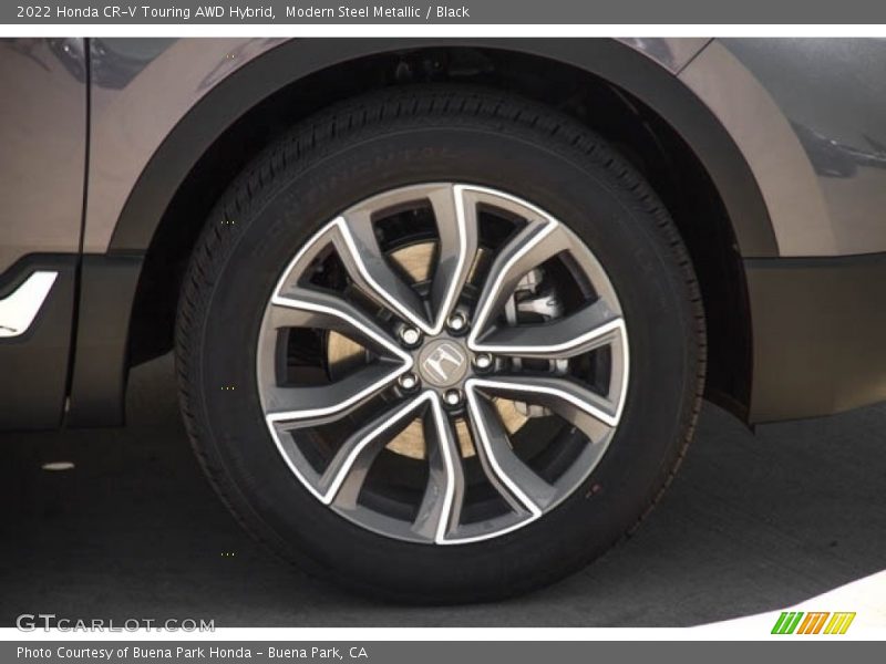 Modern Steel Metallic / Black 2022 Honda CR-V Touring AWD Hybrid