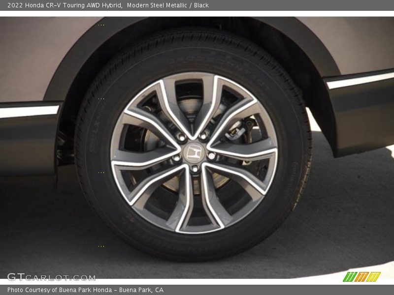 Modern Steel Metallic / Black 2022 Honda CR-V Touring AWD Hybrid