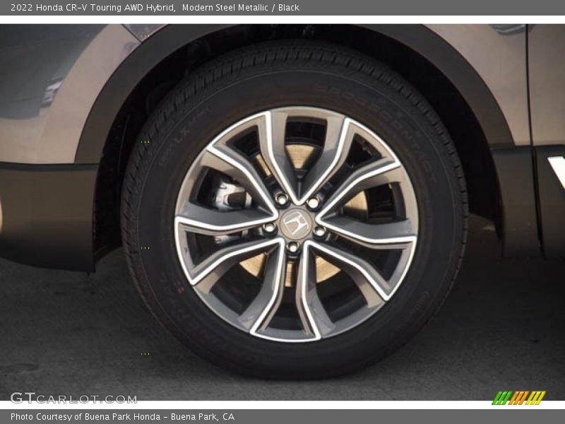 Modern Steel Metallic / Black 2022 Honda CR-V Touring AWD Hybrid