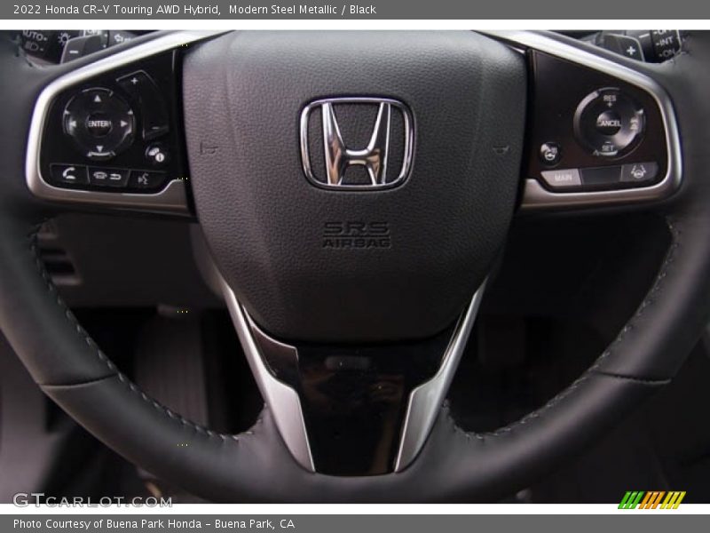 Modern Steel Metallic / Black 2022 Honda CR-V Touring AWD Hybrid