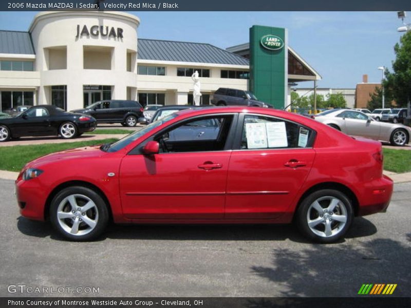 Velocity Red Mica / Black 2006 Mazda MAZDA3 i Sedan