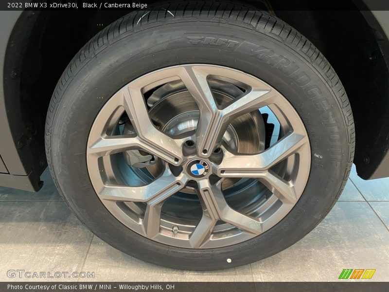 Black / Canberra Beige 2022 BMW X3 xDrive30i