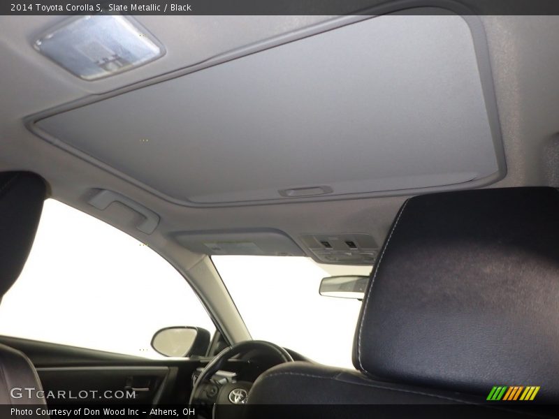 Slate Metallic / Black 2014 Toyota Corolla S