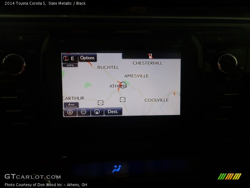 Slate Metallic / Black 2014 Toyota Corolla S