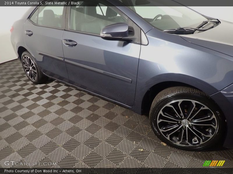 Slate Metallic / Black 2014 Toyota Corolla S