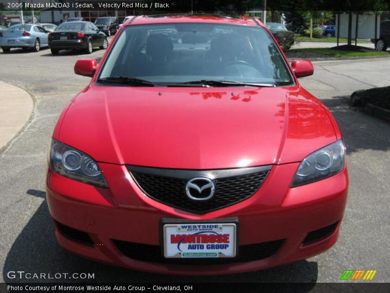 Velocity Red Mica / Black 2006 Mazda MAZDA3 i Sedan