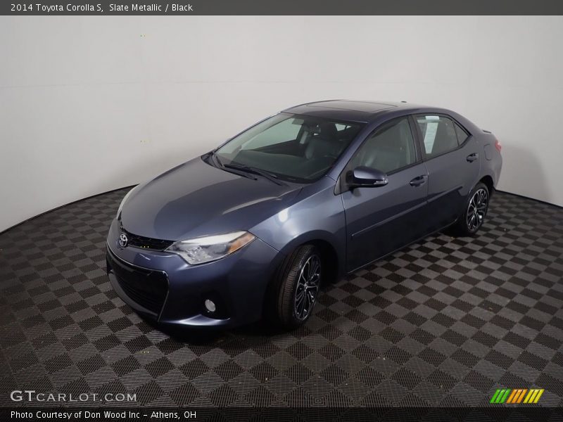Slate Metallic / Black 2014 Toyota Corolla S