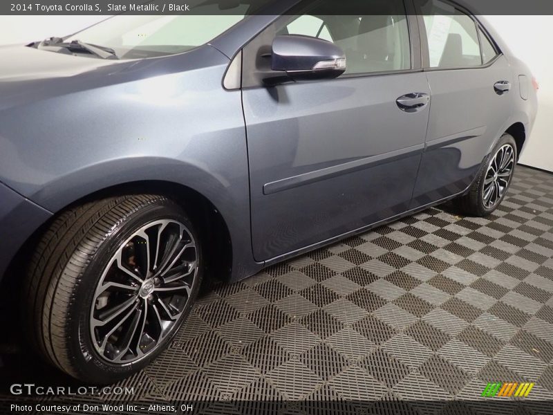Slate Metallic / Black 2014 Toyota Corolla S