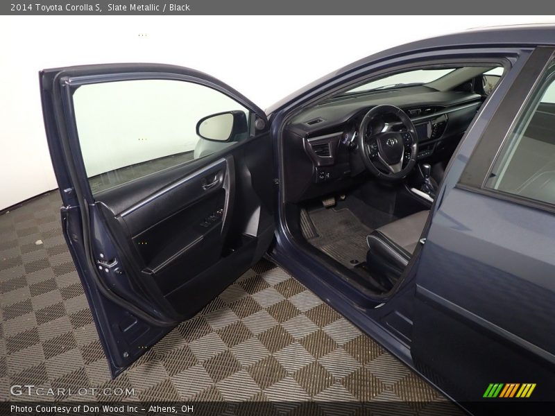 Slate Metallic / Black 2014 Toyota Corolla S