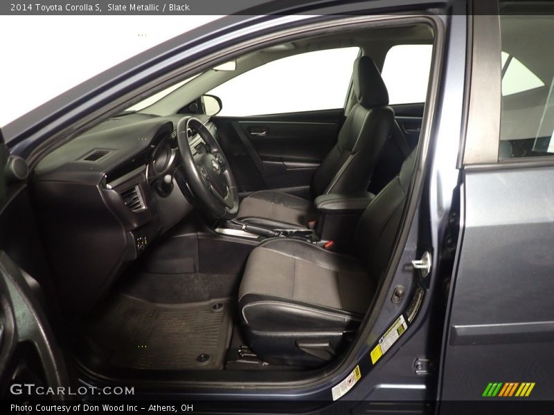 Slate Metallic / Black 2014 Toyota Corolla S