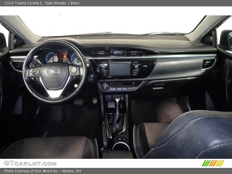 Slate Metallic / Black 2014 Toyota Corolla S