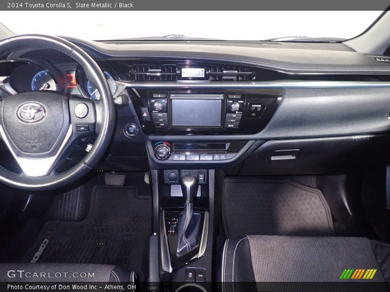 Slate Metallic / Black 2014 Toyota Corolla S