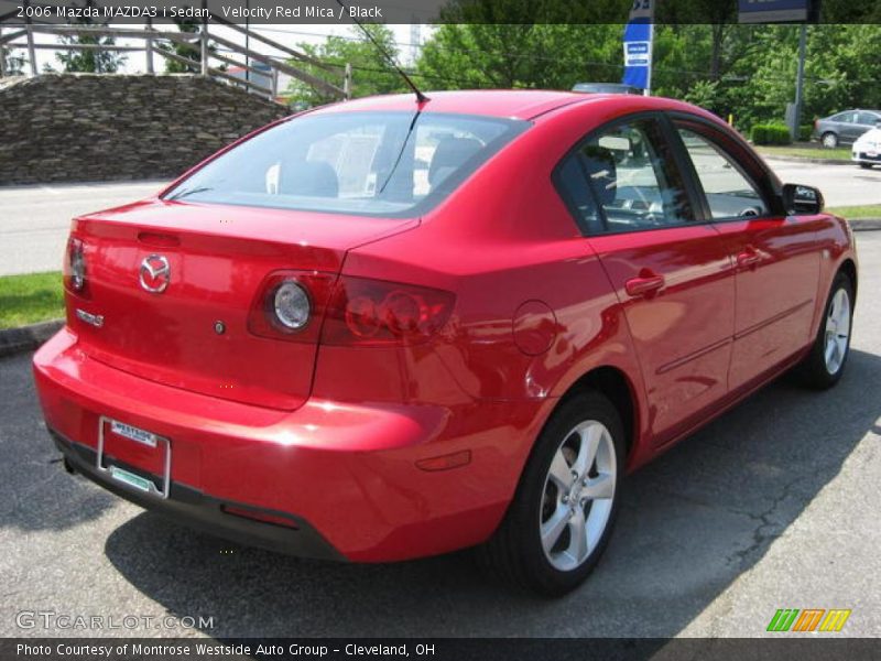 Velocity Red Mica / Black 2006 Mazda MAZDA3 i Sedan