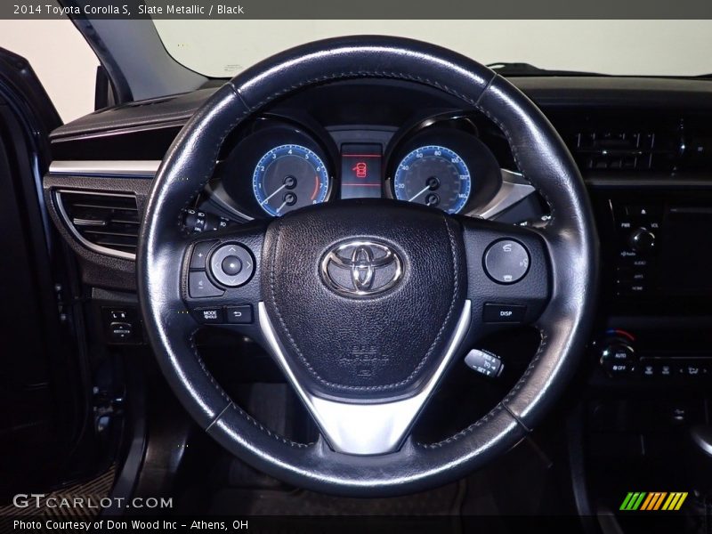 Slate Metallic / Black 2014 Toyota Corolla S