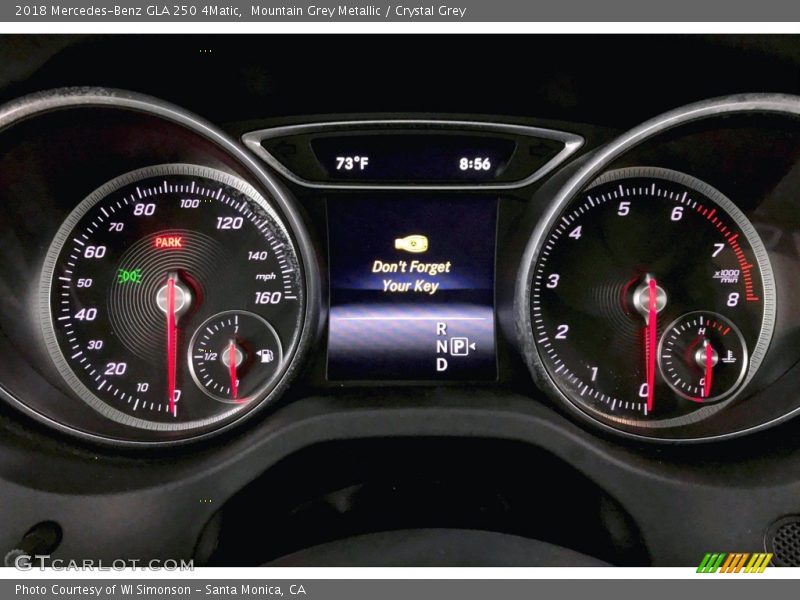  2018 GLA 250 4Matic 250 4Matic Gauges