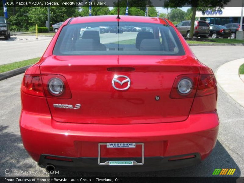 Velocity Red Mica / Black 2006 Mazda MAZDA3 i Sedan