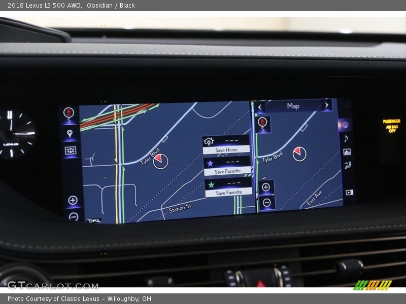 Navigation of 2018 LS 500 AWD