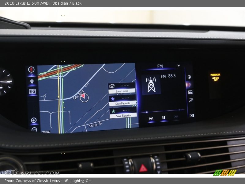 Obsidian / Black 2018 Lexus LS 500 AWD