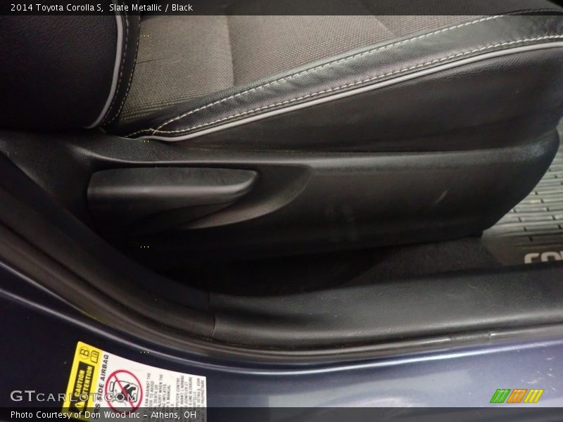 Slate Metallic / Black 2014 Toyota Corolla S