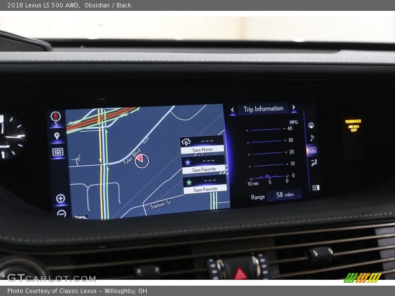 Obsidian / Black 2018 Lexus LS 500 AWD