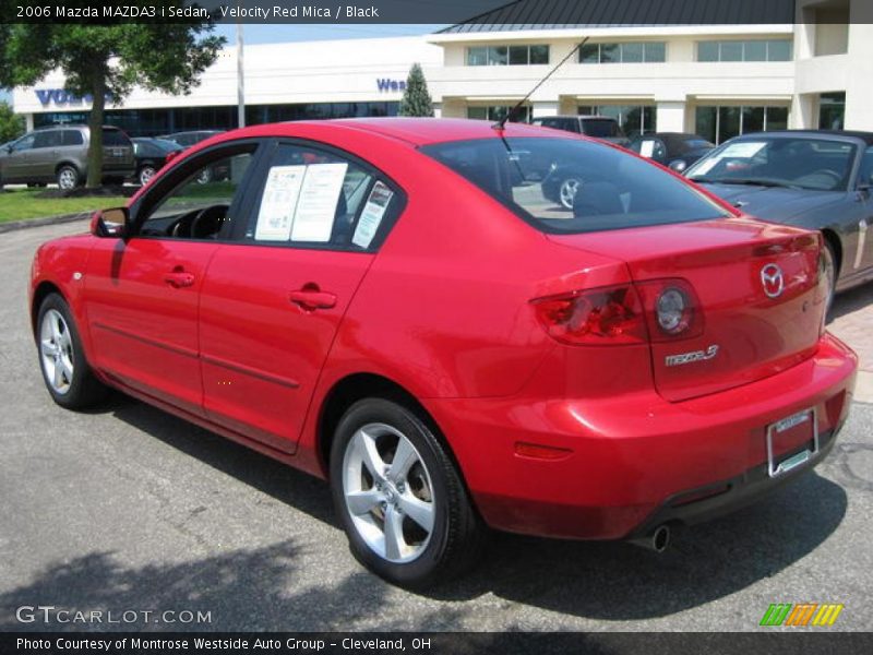 Velocity Red Mica / Black 2006 Mazda MAZDA3 i Sedan