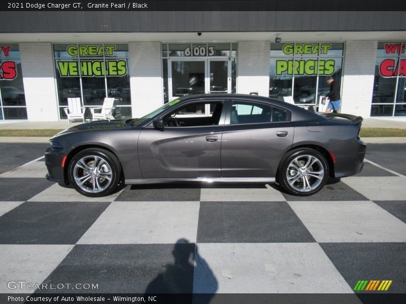 Granite Pearl / Black 2021 Dodge Charger GT