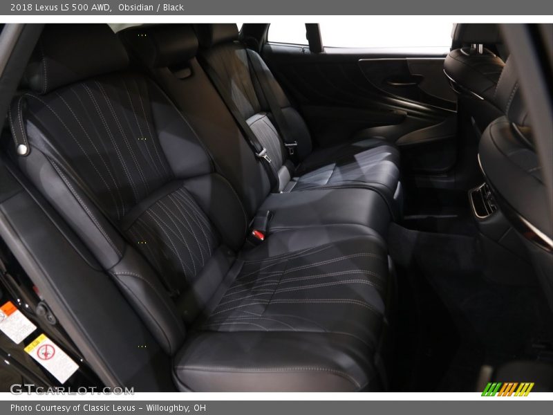 Rear Seat of 2018 LS 500 AWD