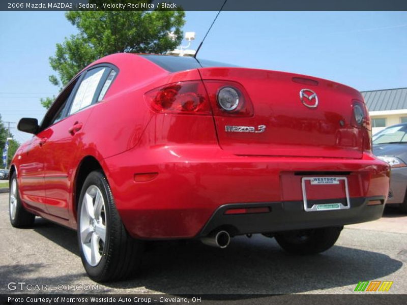 Velocity Red Mica / Black 2006 Mazda MAZDA3 i Sedan
