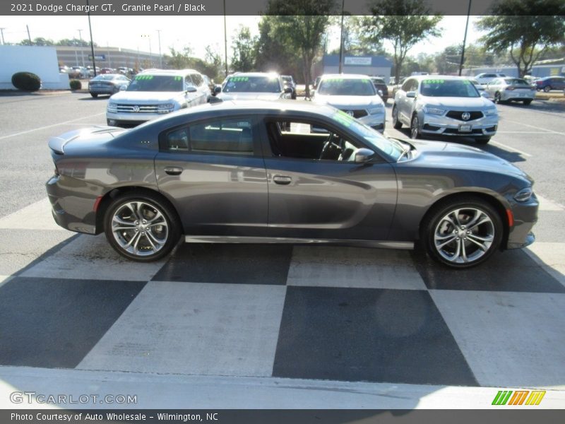 Granite Pearl / Black 2021 Dodge Charger GT