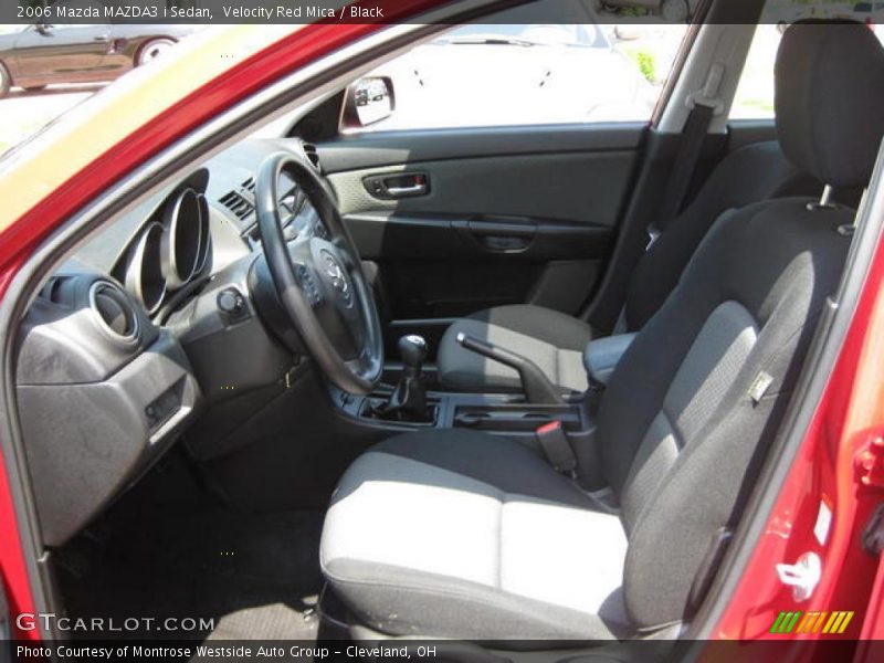 Velocity Red Mica / Black 2006 Mazda MAZDA3 i Sedan