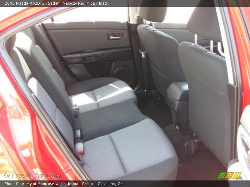 Velocity Red Mica / Black 2006 Mazda MAZDA3 i Sedan