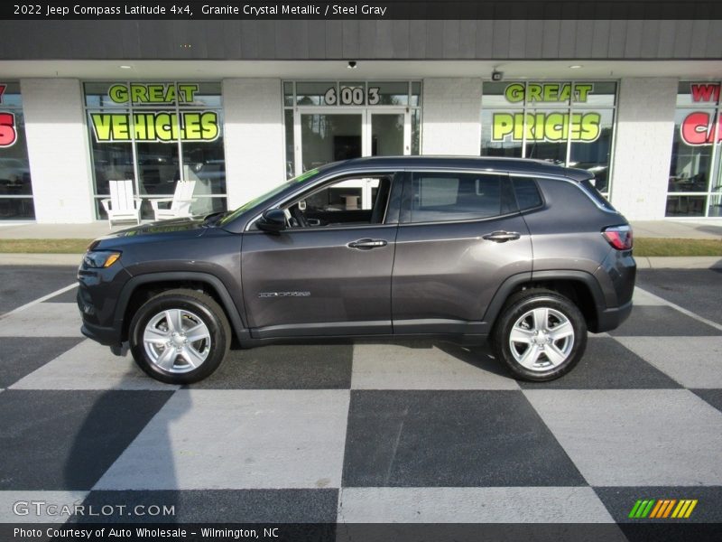 Granite Crystal Metallic / Steel Gray 2022 Jeep Compass Latitude 4x4