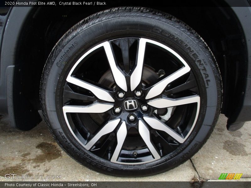 Crystal Black Pearl / Black 2020 Honda Pilot Elite AWD