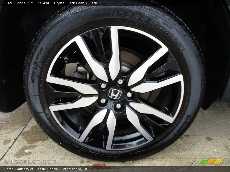 Crystal Black Pearl / Black 2020 Honda Pilot Elite AWD