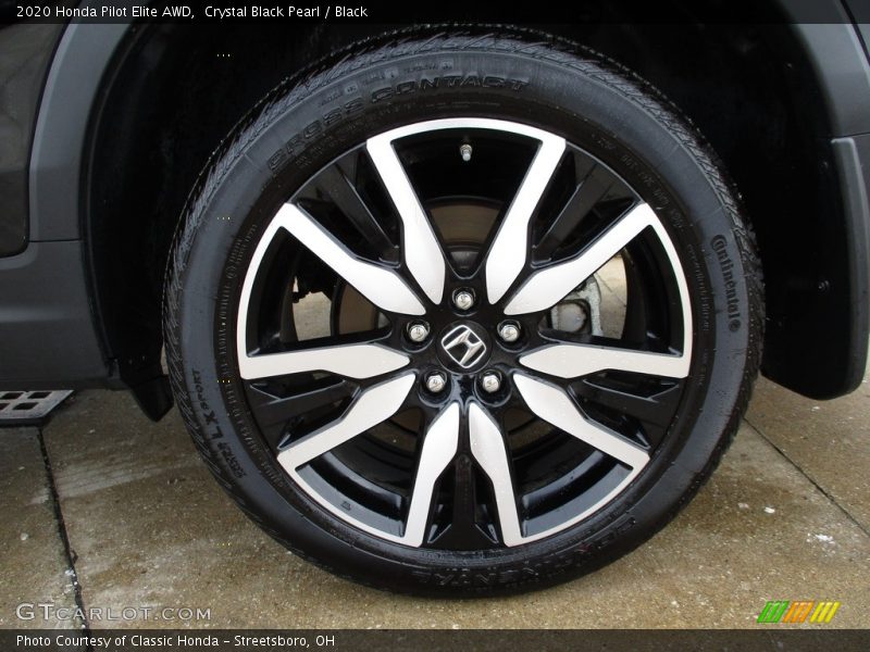 Crystal Black Pearl / Black 2020 Honda Pilot Elite AWD