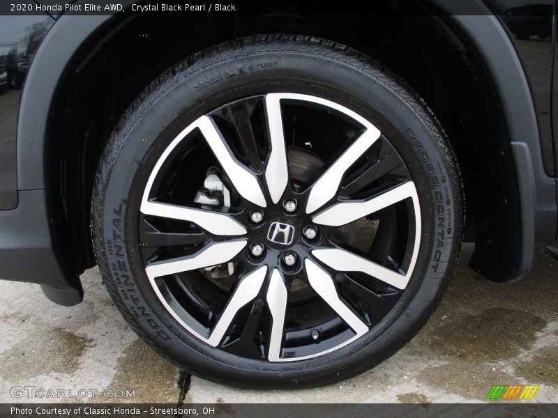 Crystal Black Pearl / Black 2020 Honda Pilot Elite AWD