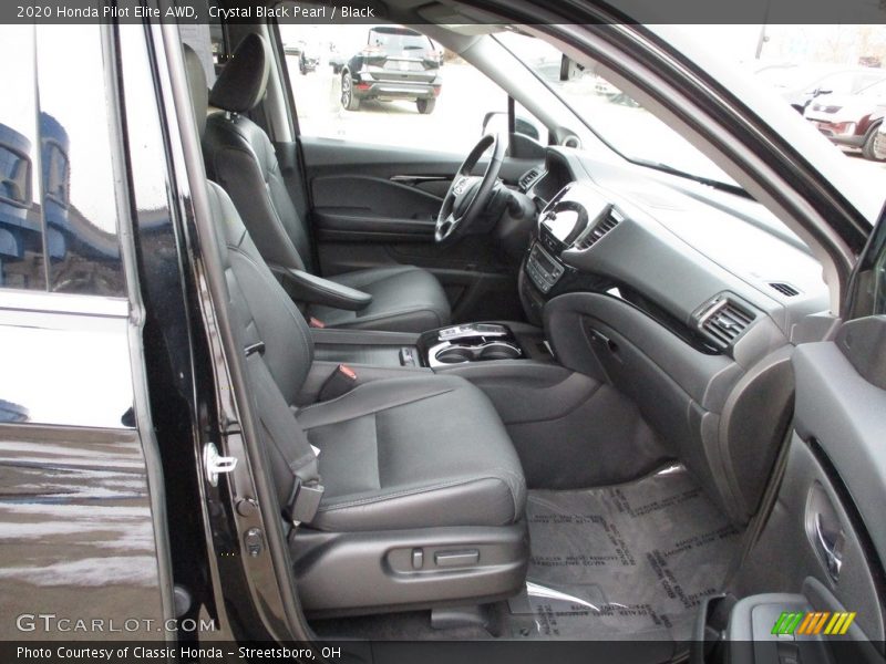 Crystal Black Pearl / Black 2020 Honda Pilot Elite AWD
