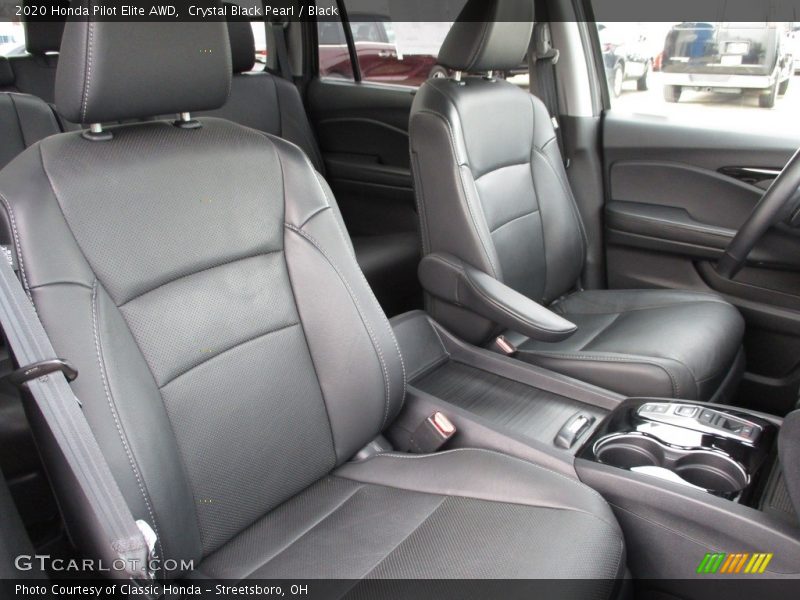 Crystal Black Pearl / Black 2020 Honda Pilot Elite AWD