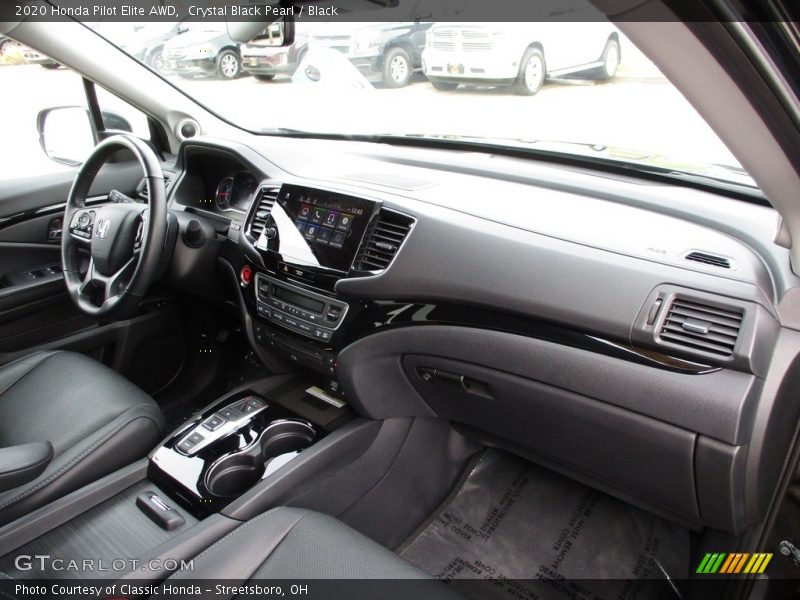 Crystal Black Pearl / Black 2020 Honda Pilot Elite AWD