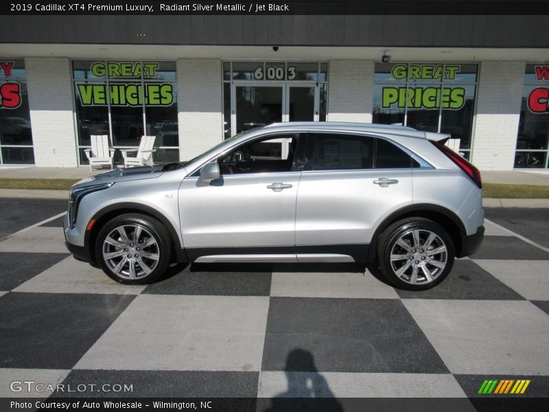 Radiant Silver Metallic / Jet Black 2019 Cadillac XT4 Premium Luxury