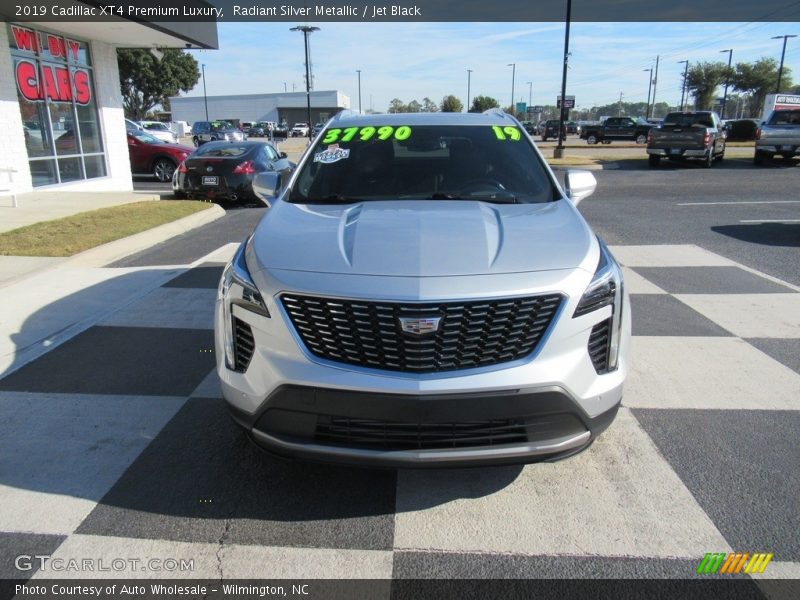 Radiant Silver Metallic / Jet Black 2019 Cadillac XT4 Premium Luxury