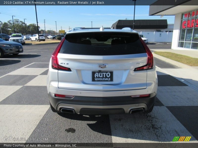 Radiant Silver Metallic / Jet Black 2019 Cadillac XT4 Premium Luxury