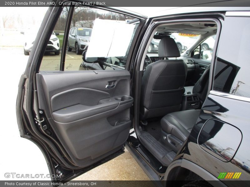 Crystal Black Pearl / Black 2020 Honda Pilot Elite AWD